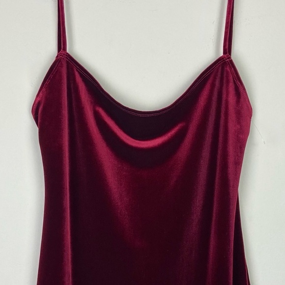 Reformation Merel Chianti Velvet Open Back Slim Fit Dress Stretch Size XL - Picture 10 of 15